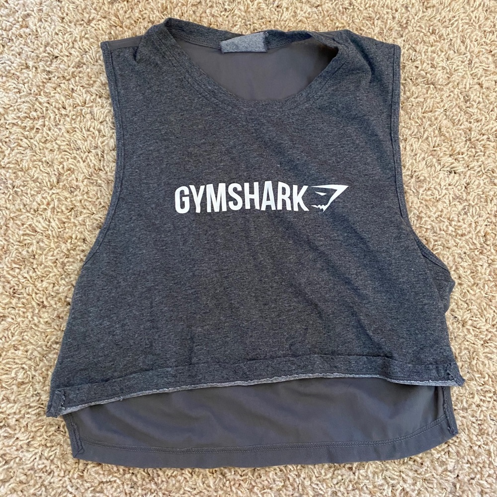 Gymshark crop mesh back tank